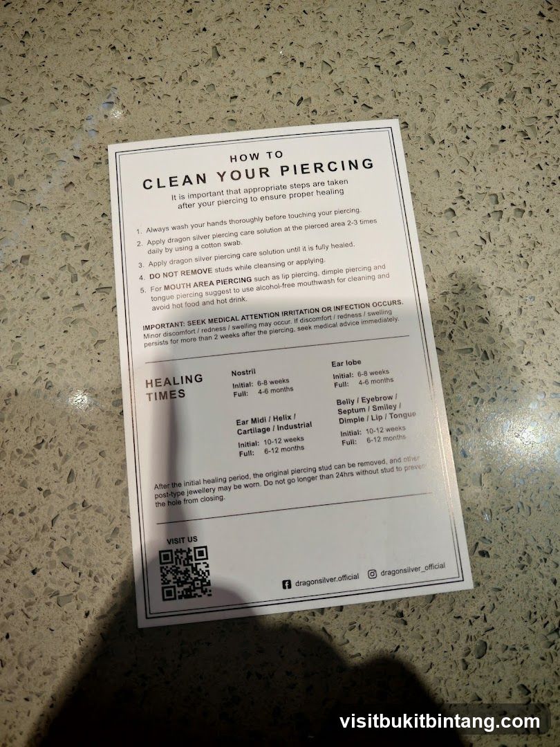 How to Clean Your Piercing Guide