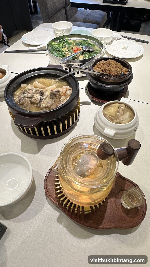 Table with Food and Tea