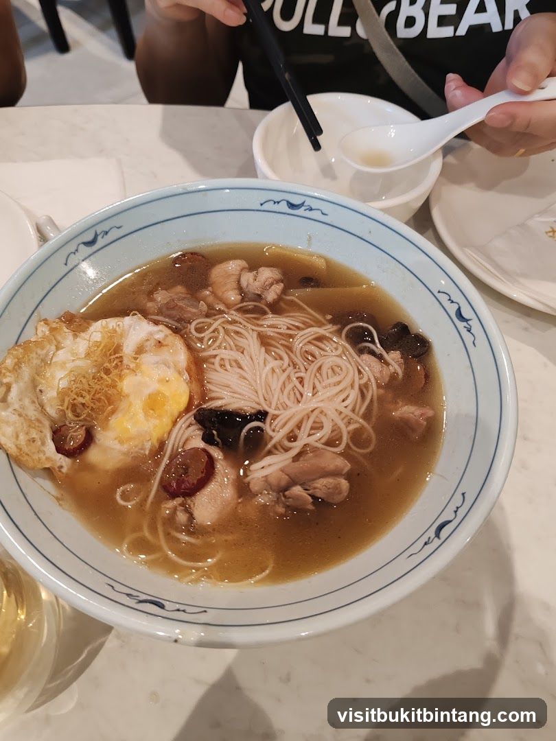 Noodle Soup with Fried Egg