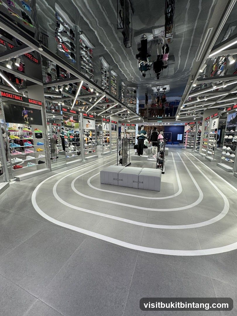 Modern Sports Shoe Store Interior