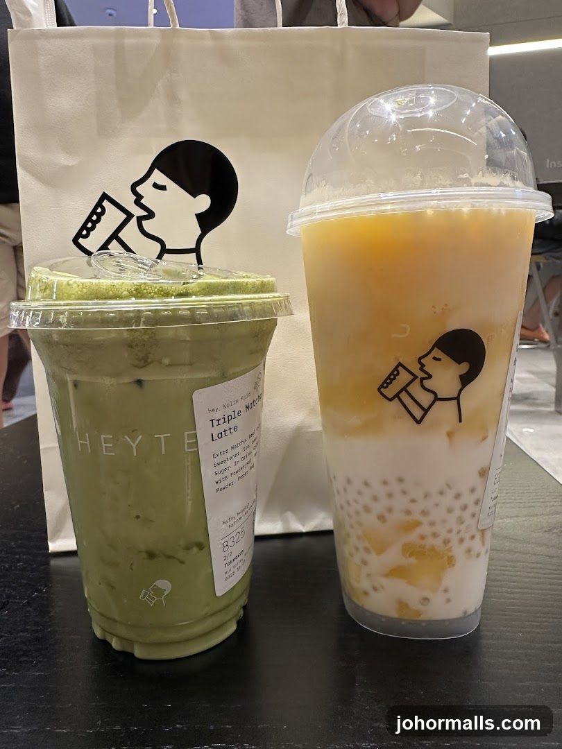Beverages and Branded Bag