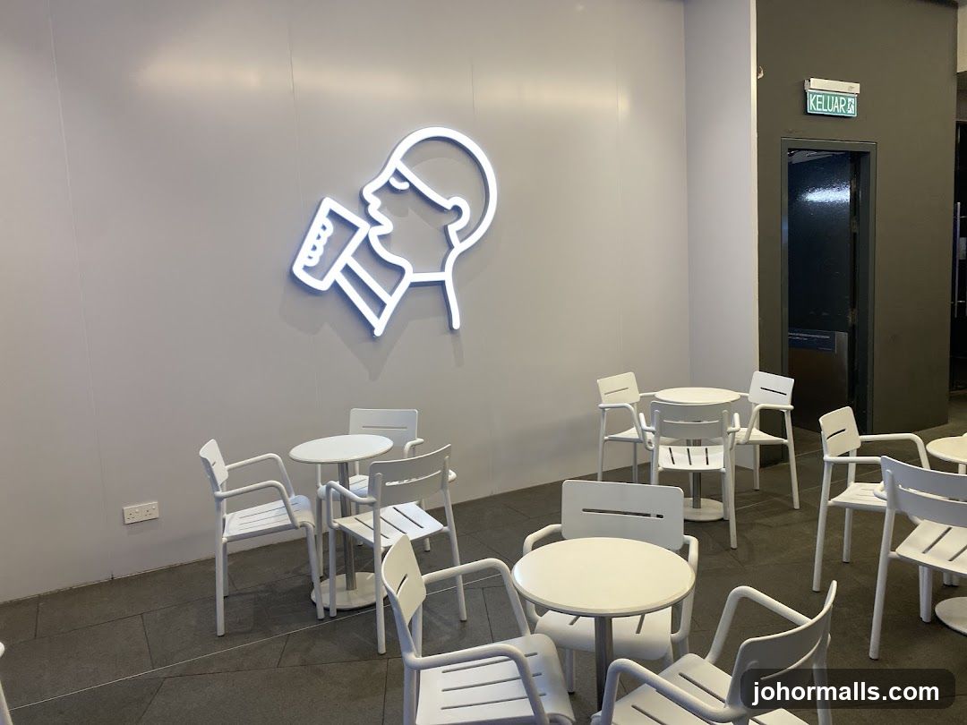 Modern Cafe Seating Area