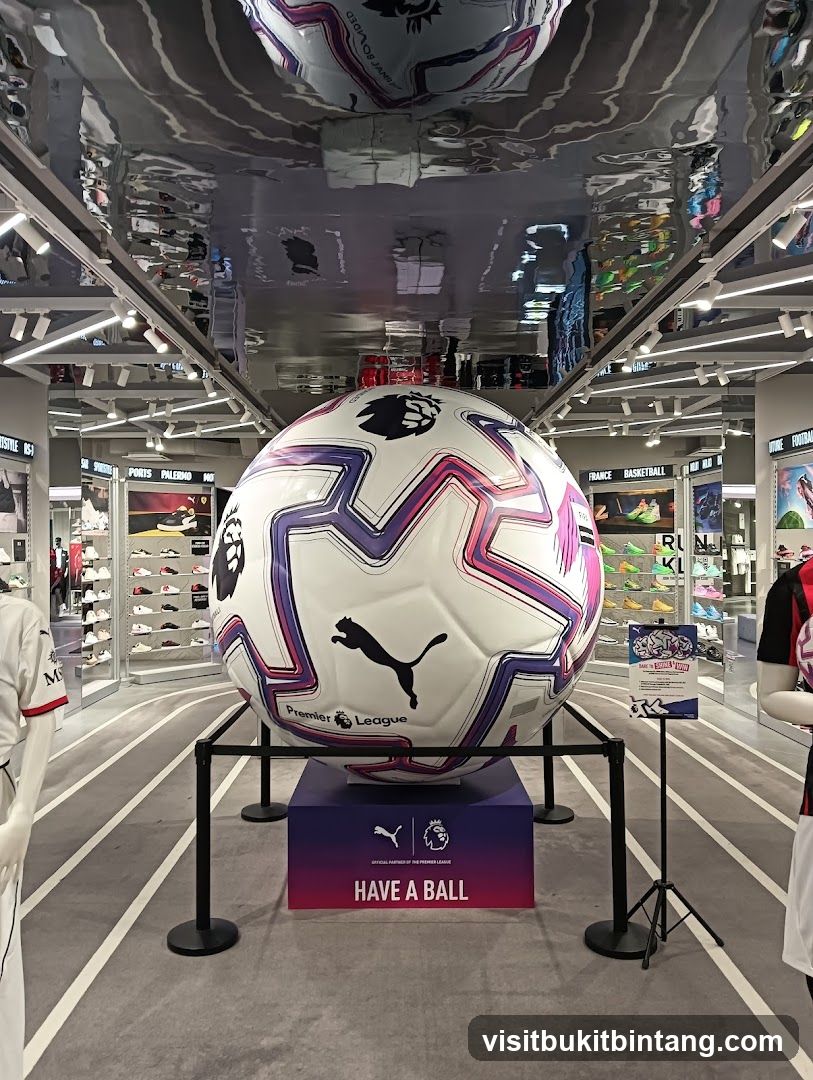 Giant Soccer Ball Display