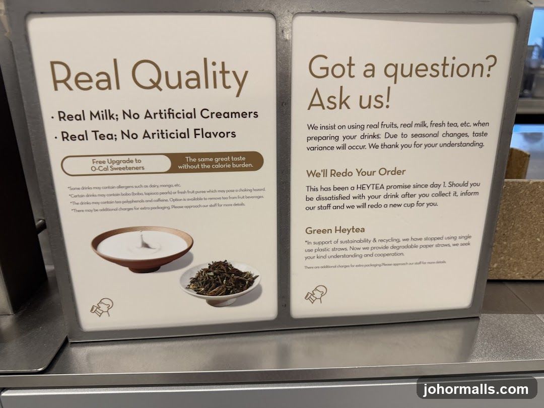 HEYTEA Information Panel