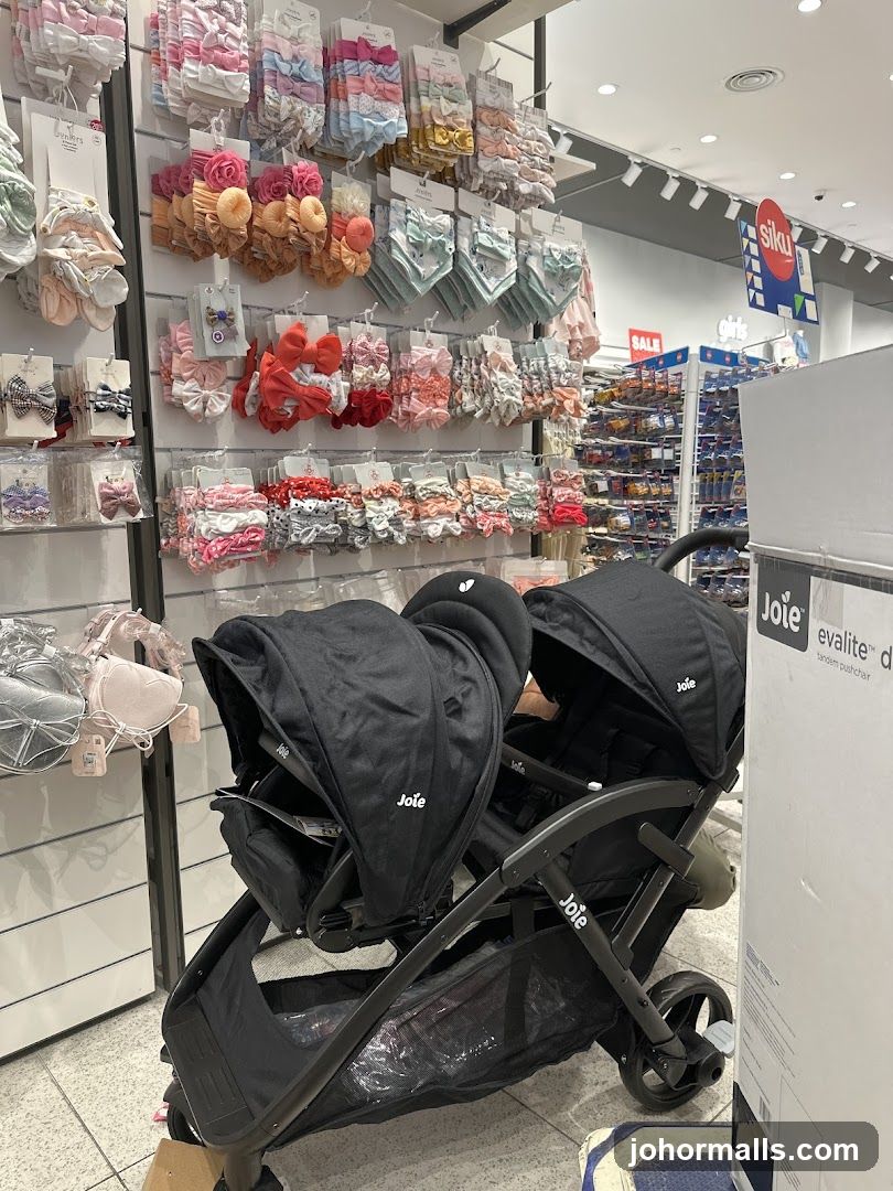 Baby Accessories and Stroller Display
