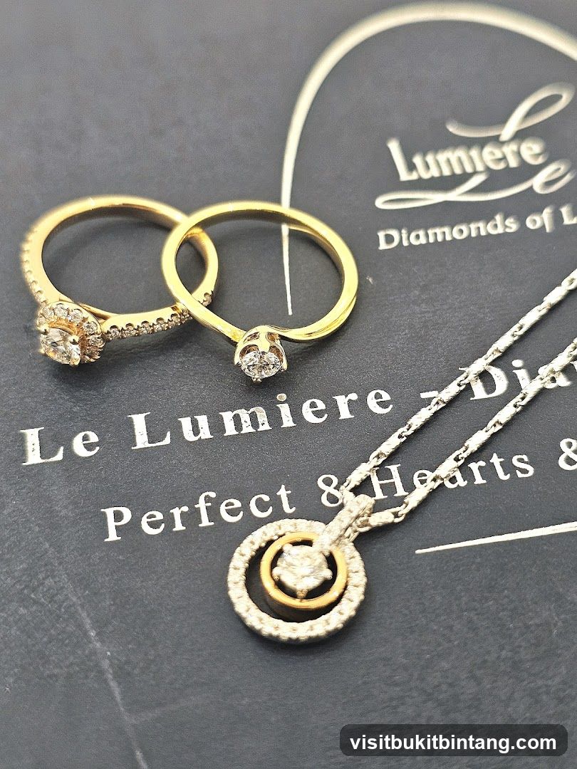 Diamond Rings and Pendant