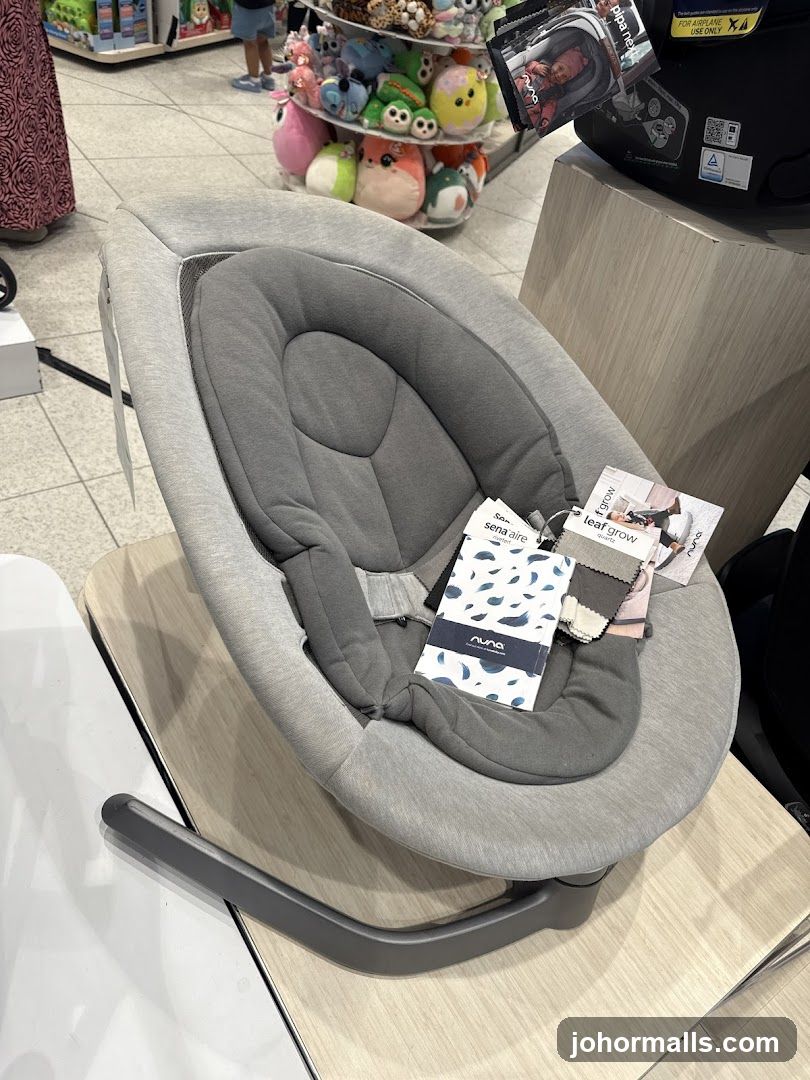Baby Rocker with Fabric Swatches