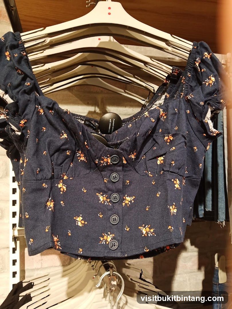 Floral Print Button-Up Top
