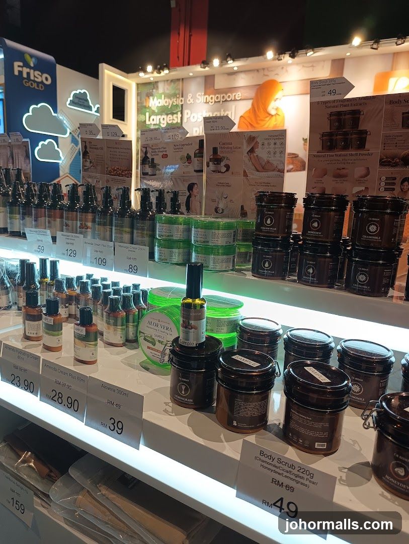 Skincare Products Display