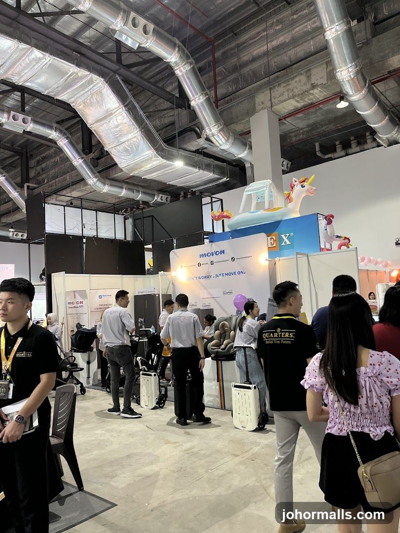 Exhibition Booth with Unicorn Float