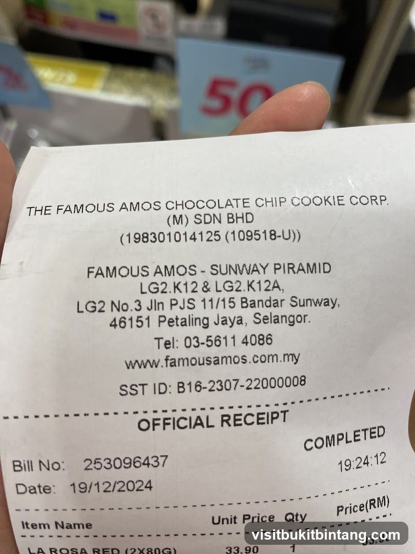 Famous Amos @ Sunway Pyramid