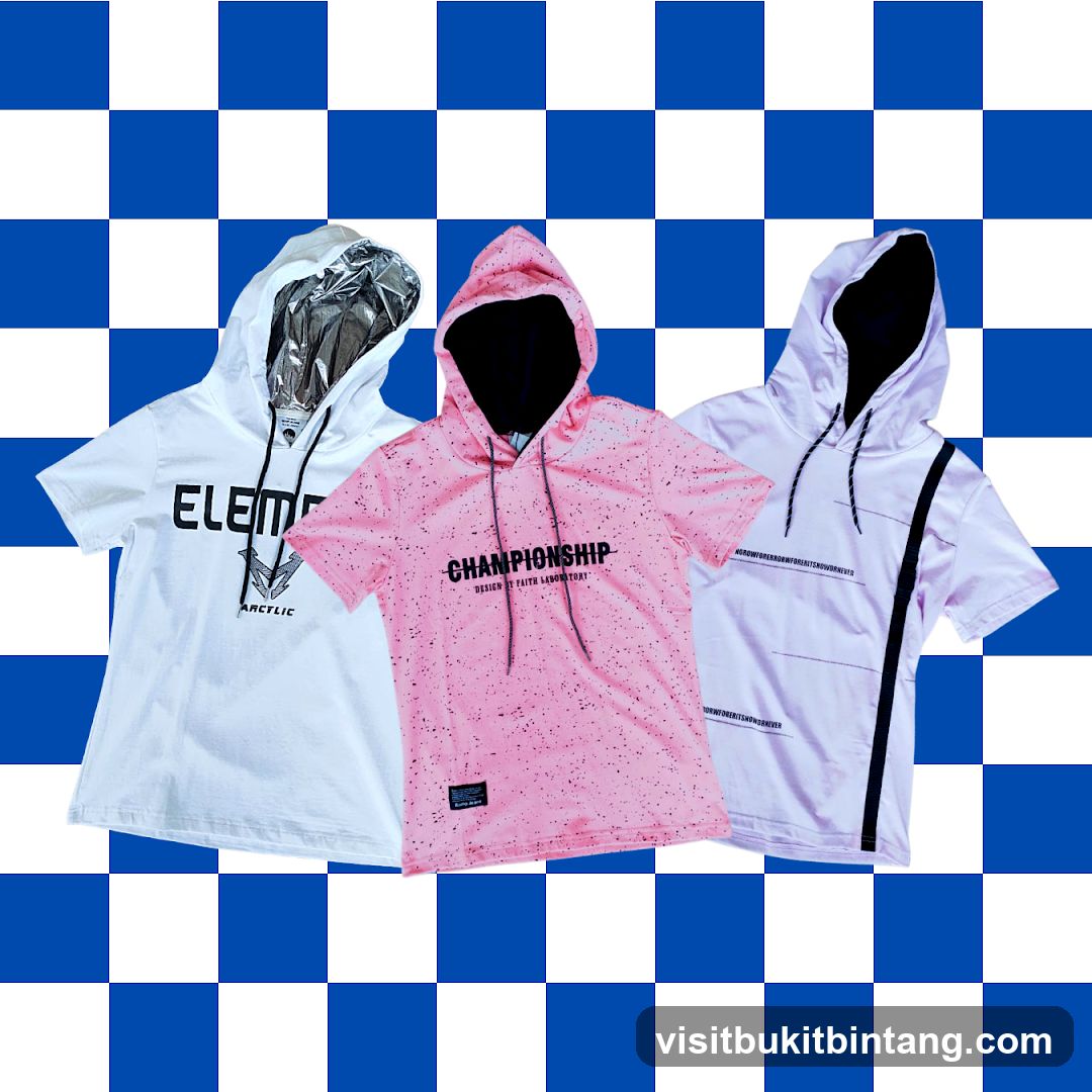 Three Hooded T-Shirts