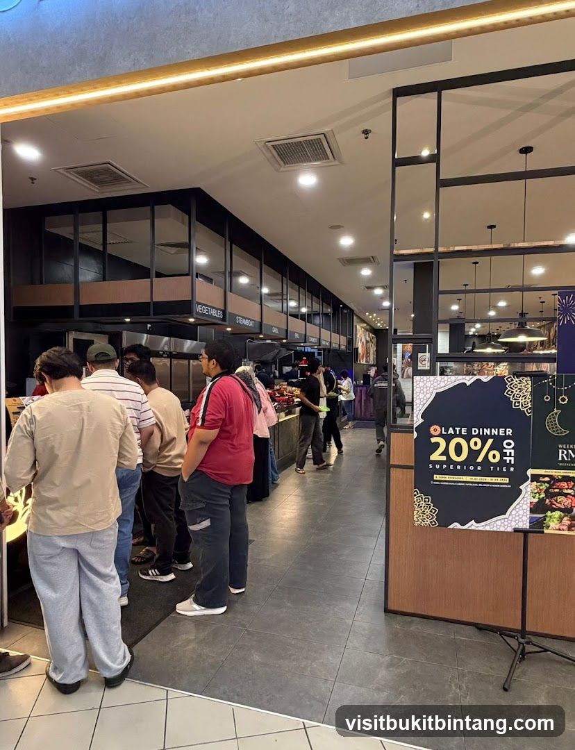 Buffet Line with Promotion
