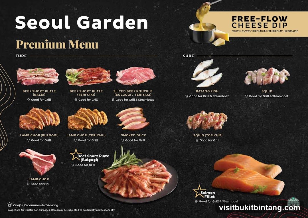 Seoul Garden Premium Menu