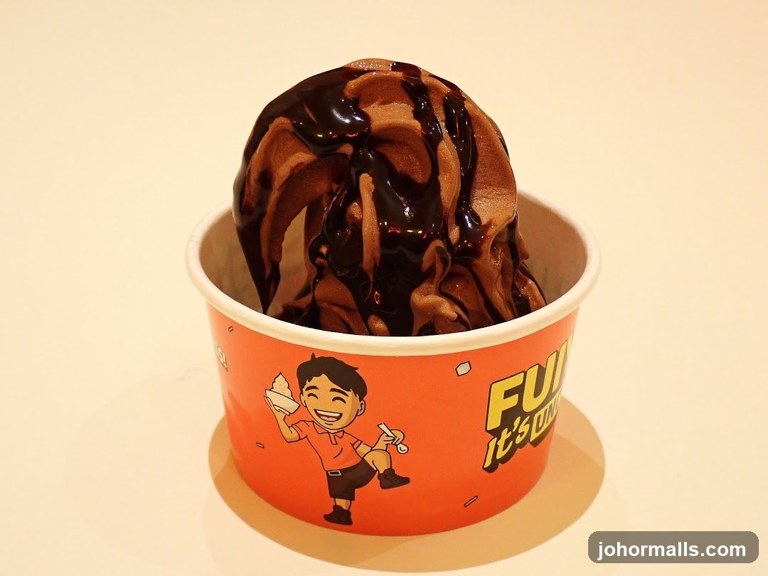 Chocolate Soft Serve Ice Cream