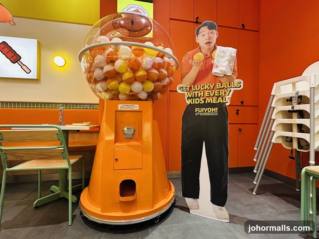 Gumball Machine and Cardboard Cutout