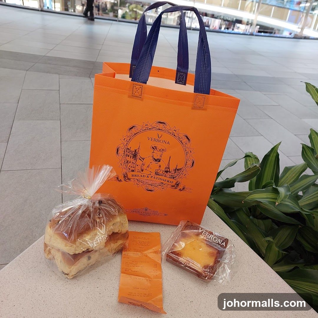 Verrona Bread & Patisserie Shopping Bag with Pastries