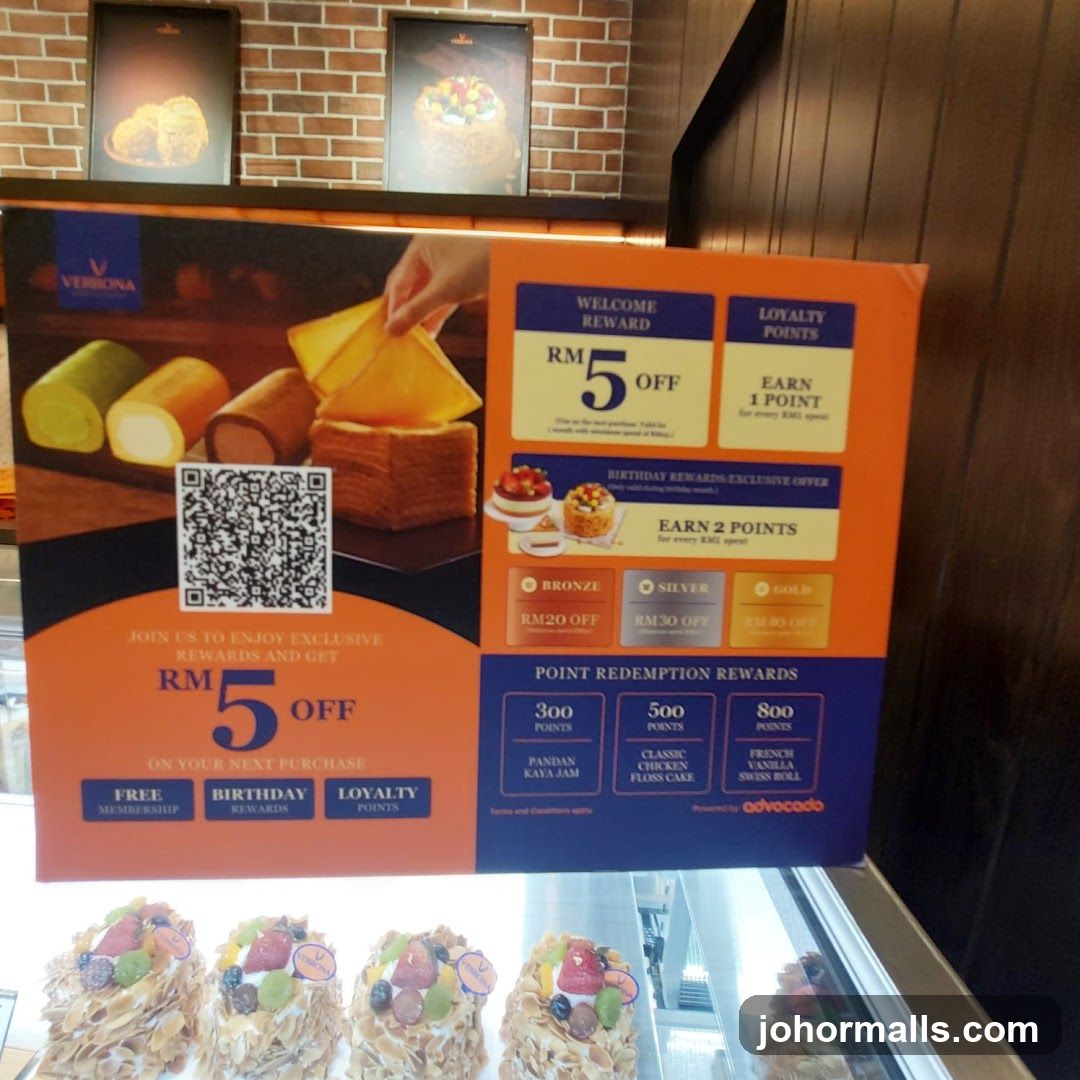 Promotional Display for Verbona Bakery