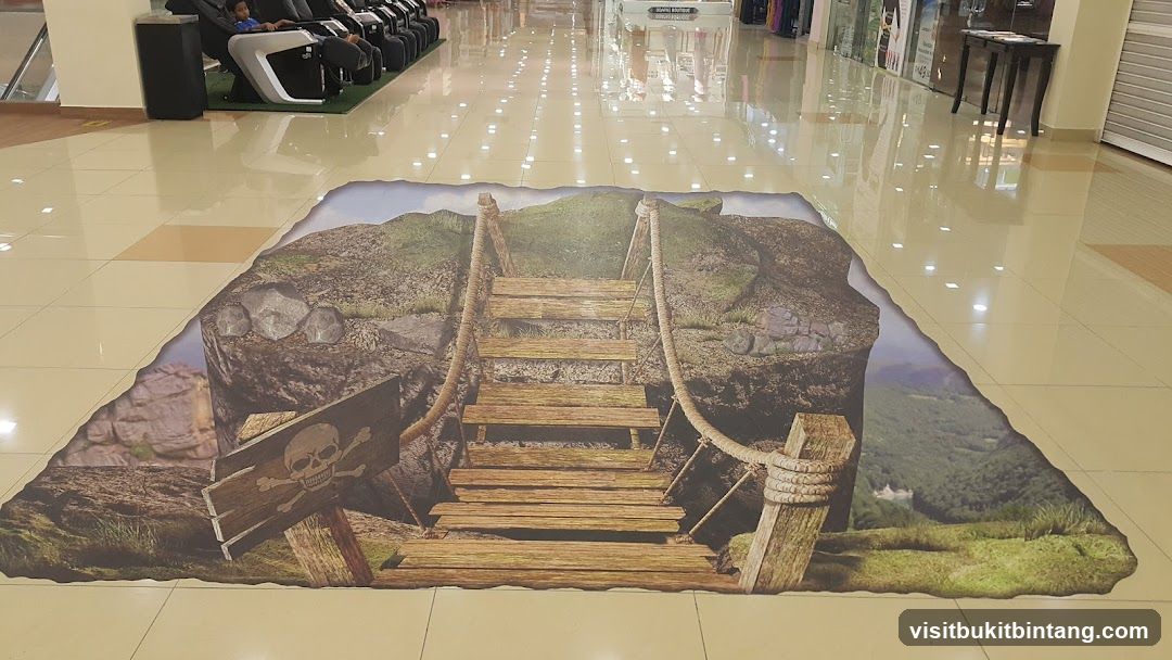 3D Floor Art in Mall