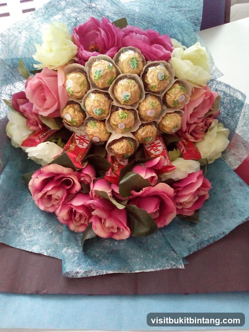 Chocolate and Flower Bouquet