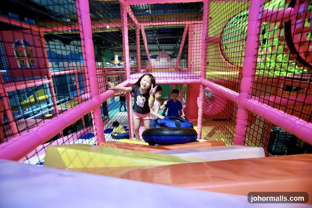 Children Playing in Indoor Playground