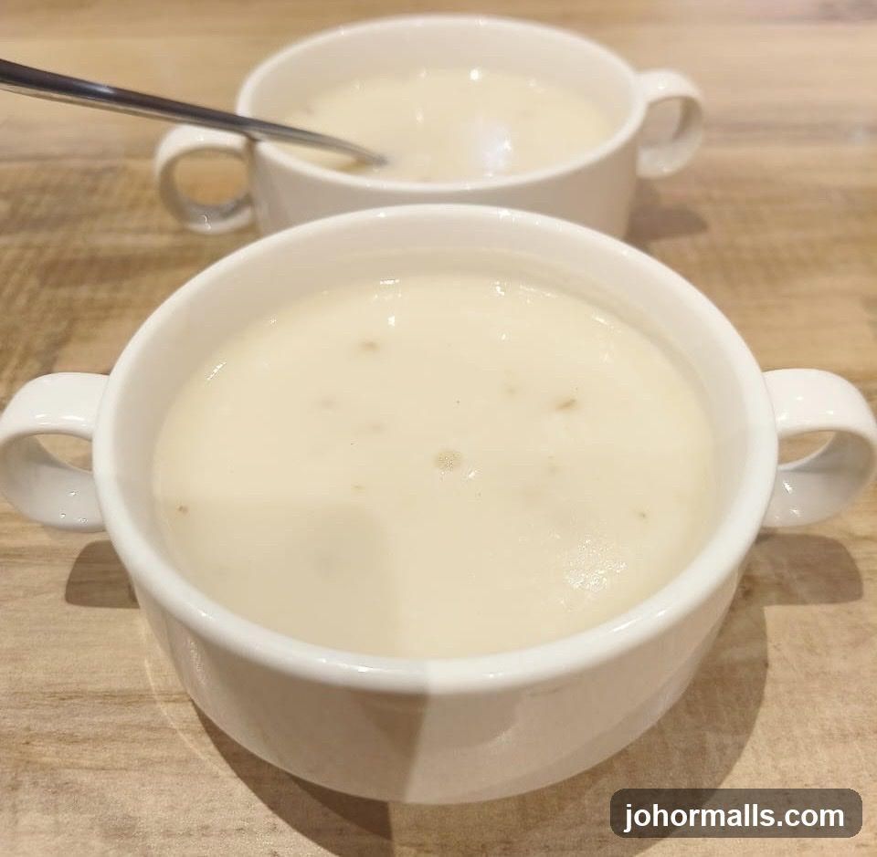 Creamy Soup in Bowls