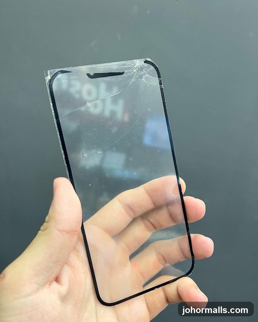Cracked Screen Protector