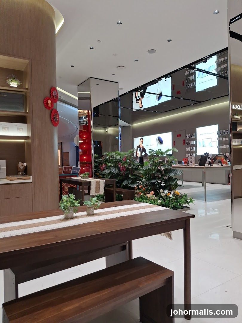 Modern Electronics Store Interior