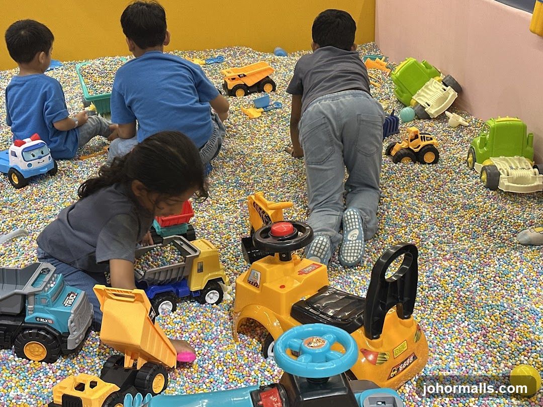 Children Playing in Ball Pit