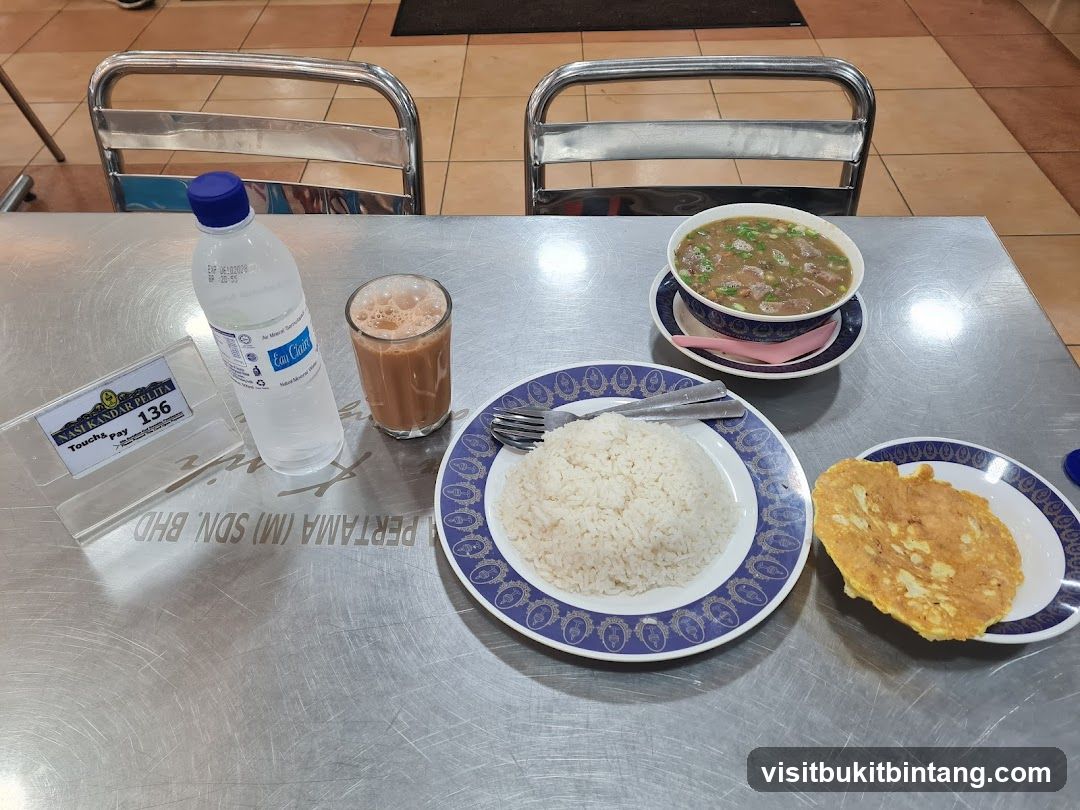 Table Setting with Food