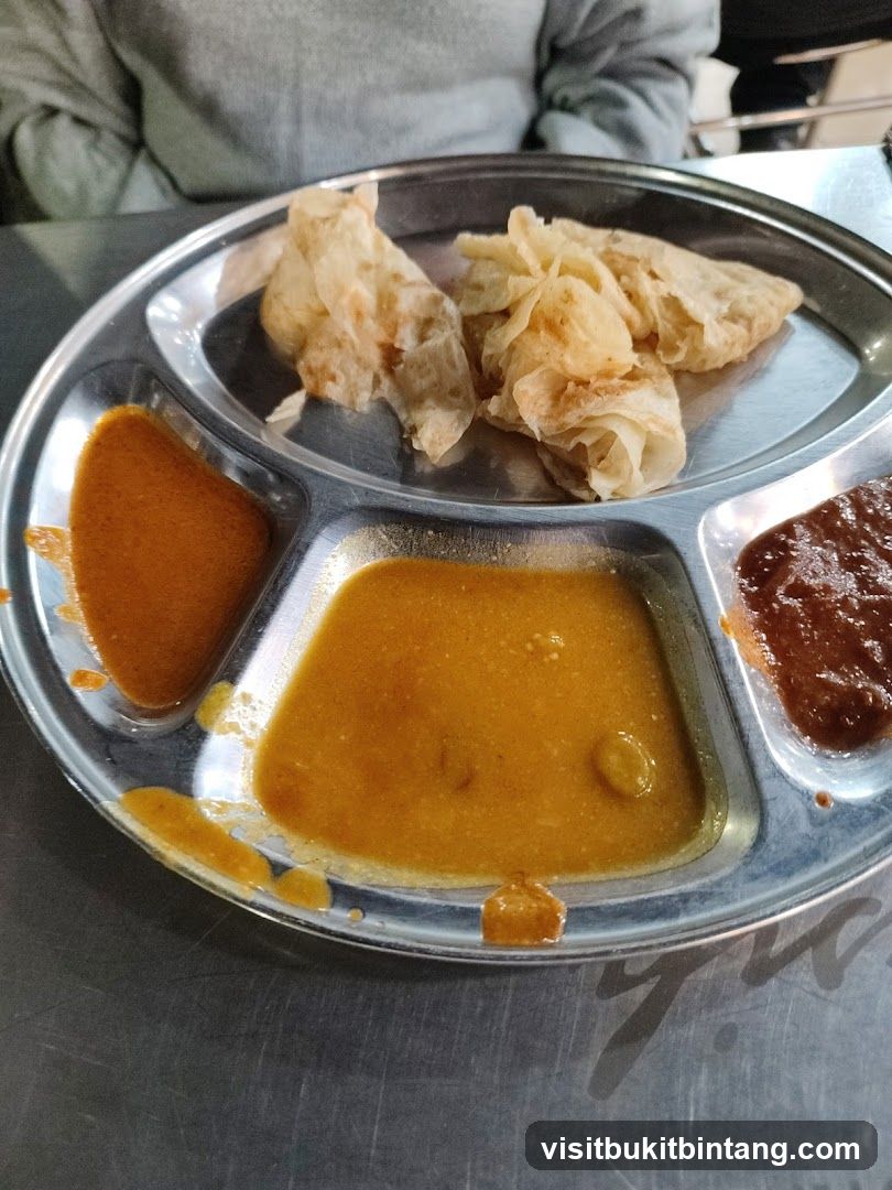 Roti Canai with Curries