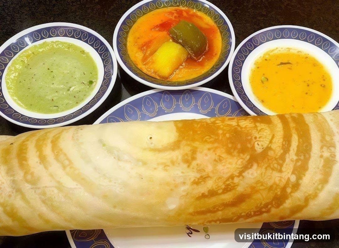 Dosa with Accompaniments