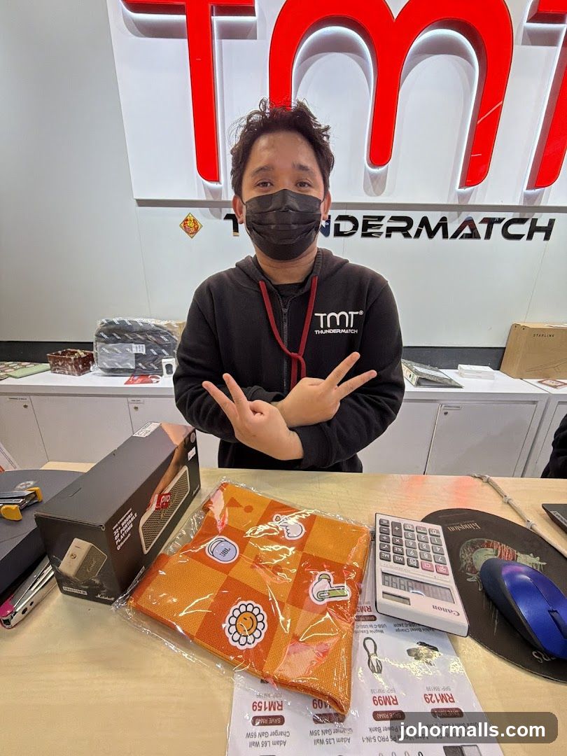 Store Display with Staff