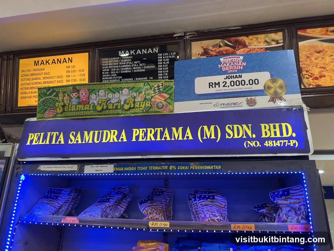 Restaurant Menu and Awards