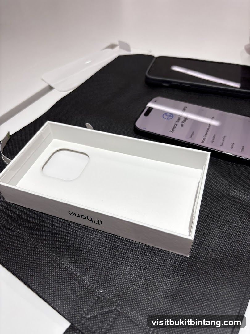 iPhone Box and Phones