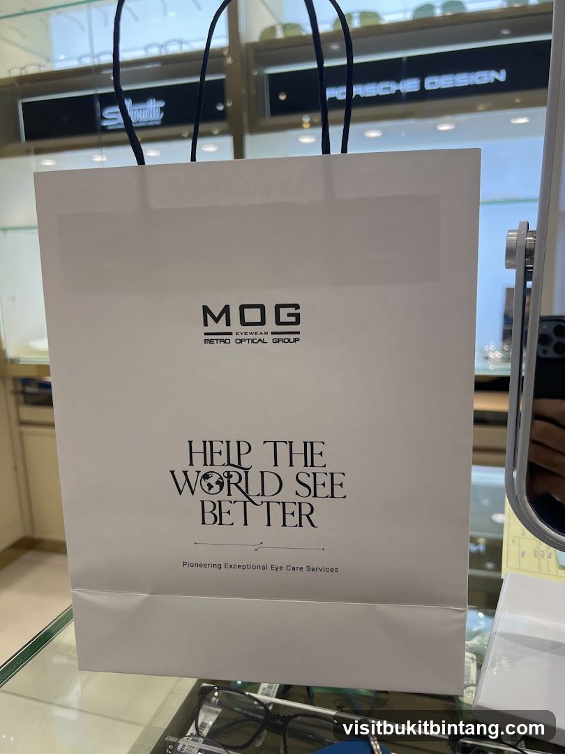 MOG Eyewear Shopping Bag