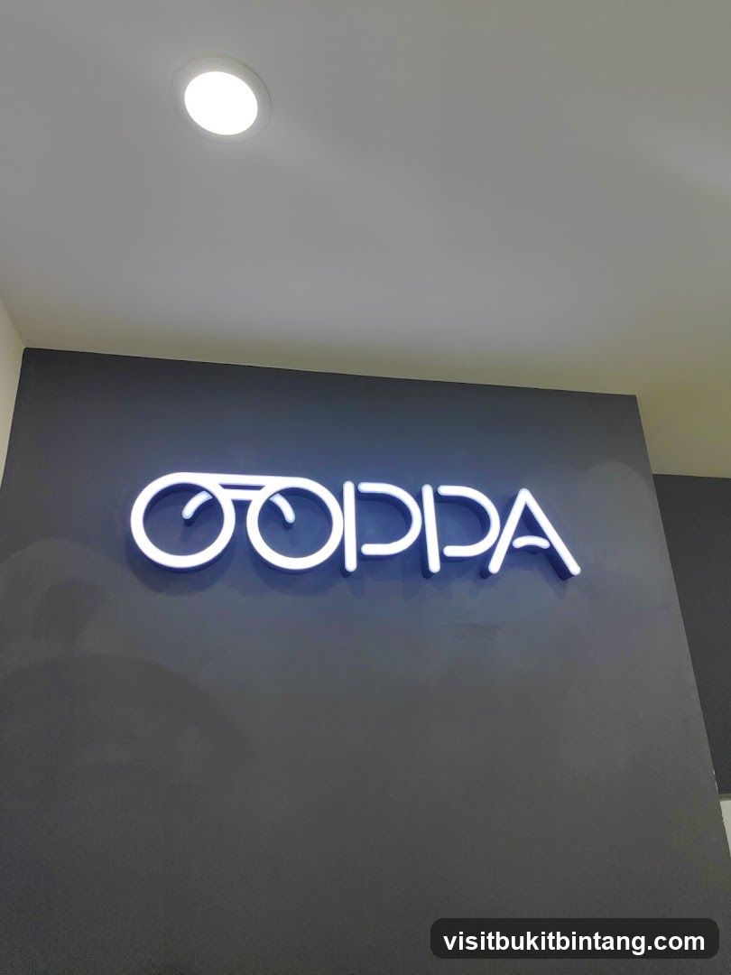 Oppa Neon Sign