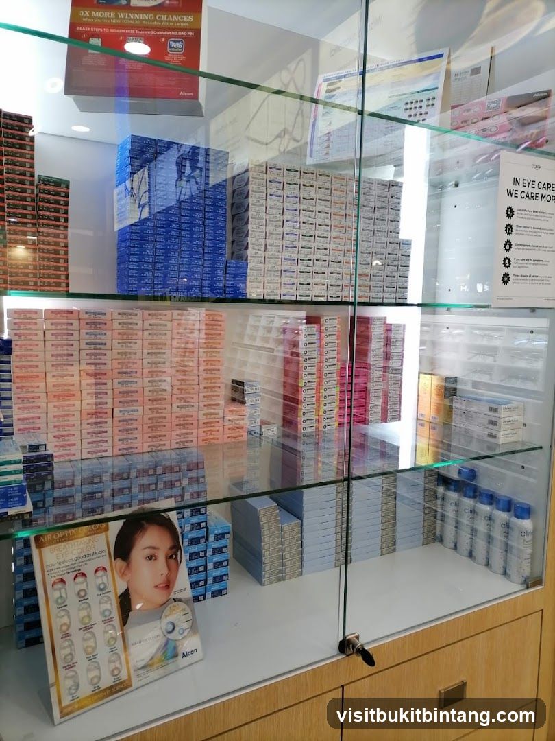Eye Care Products Display