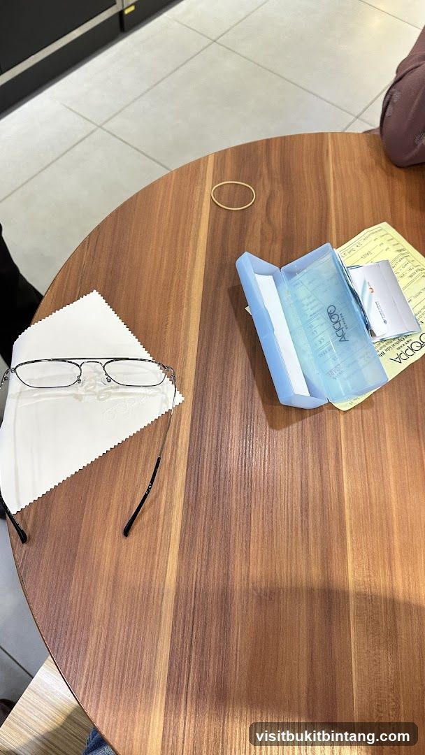 Eyeglasses and Case on Table