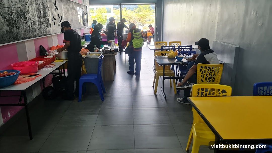 Restaurant Interior with Staff and Diners