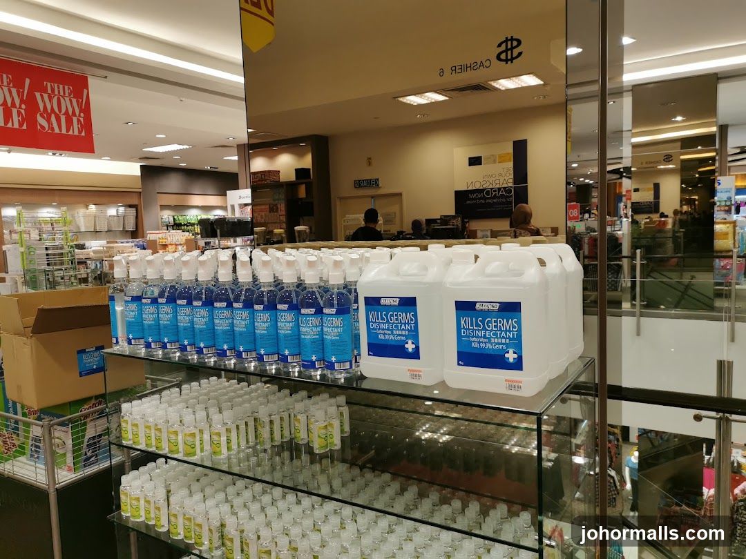 Disinfectant Products Display