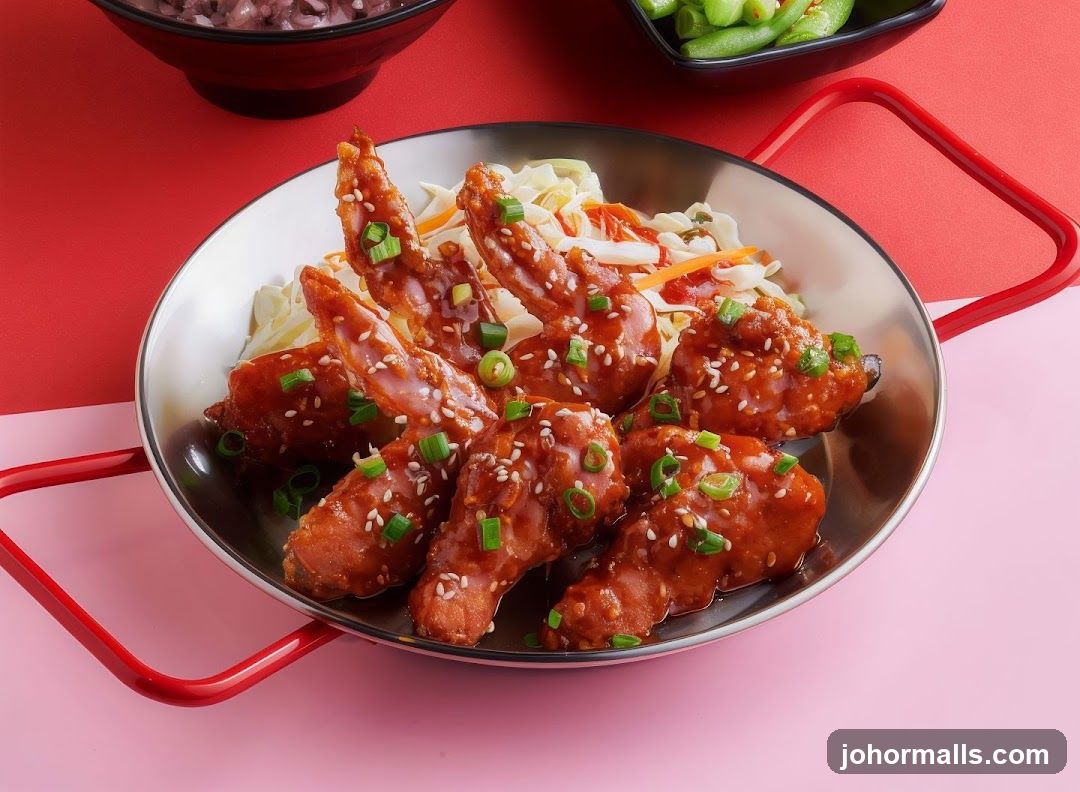 Chicken Wings with Slaw