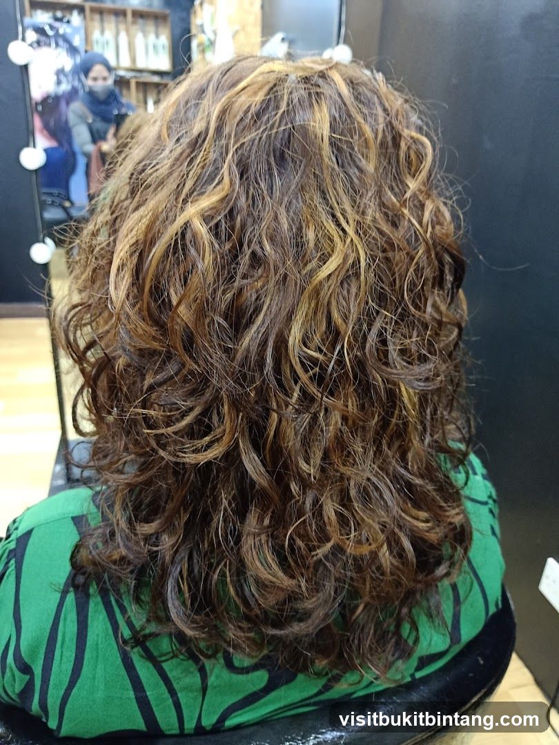 Woman with Curly Hair