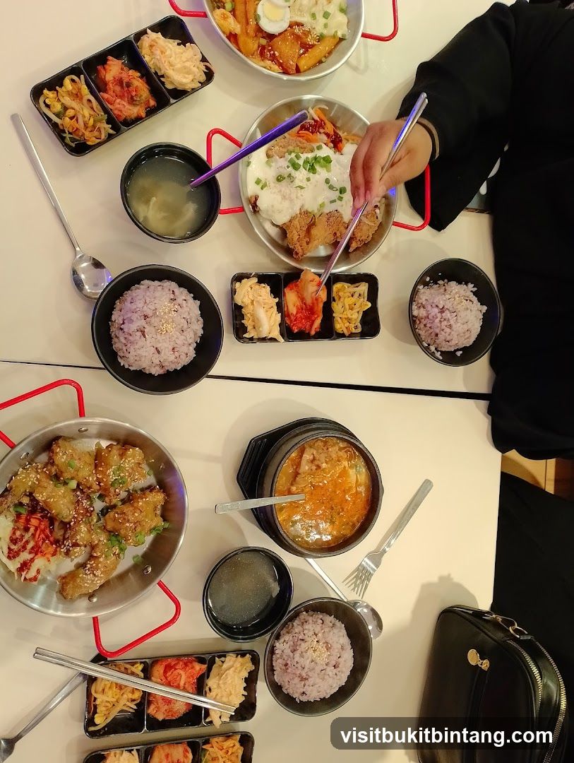 Korean Food Spread