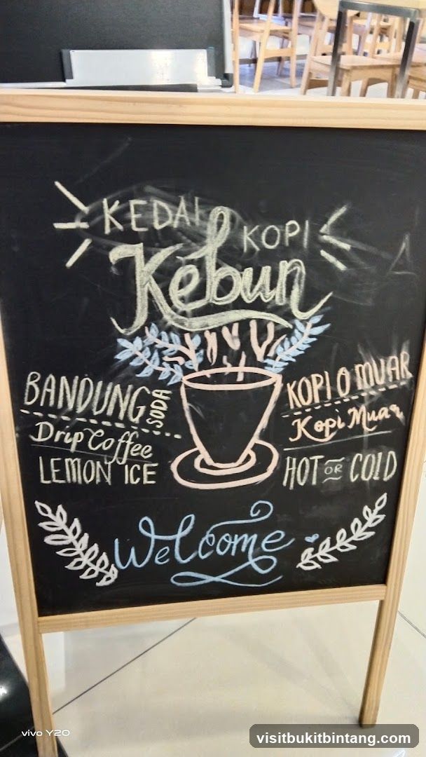 Kedai Kopi Kebun Menu
