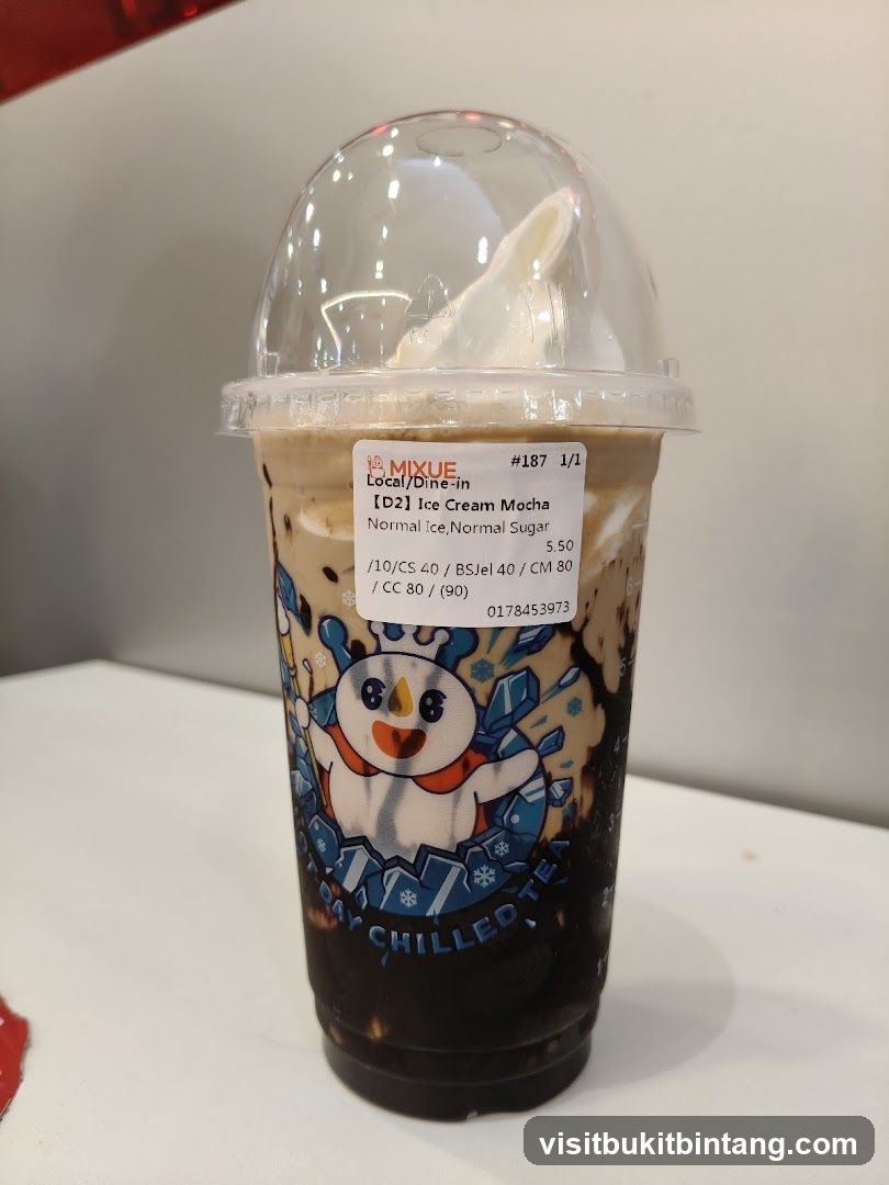 Ice Cream Mocha Drink
