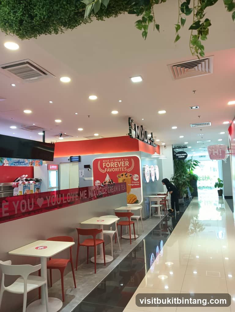 Ice Cream and Tea Shop Interior