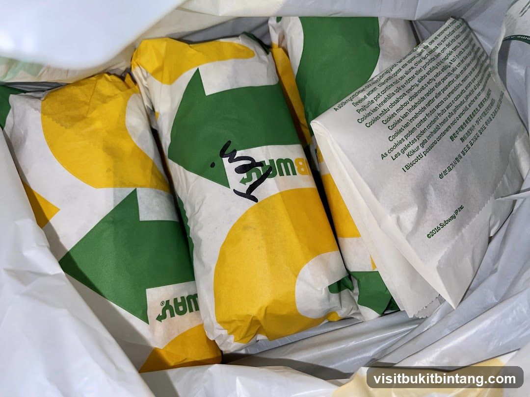 Subway Sandwiches