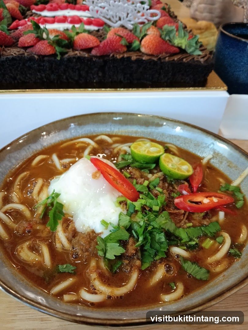 Noodle Soup and Cake