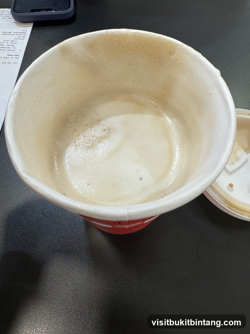Coffee Cup with Foam